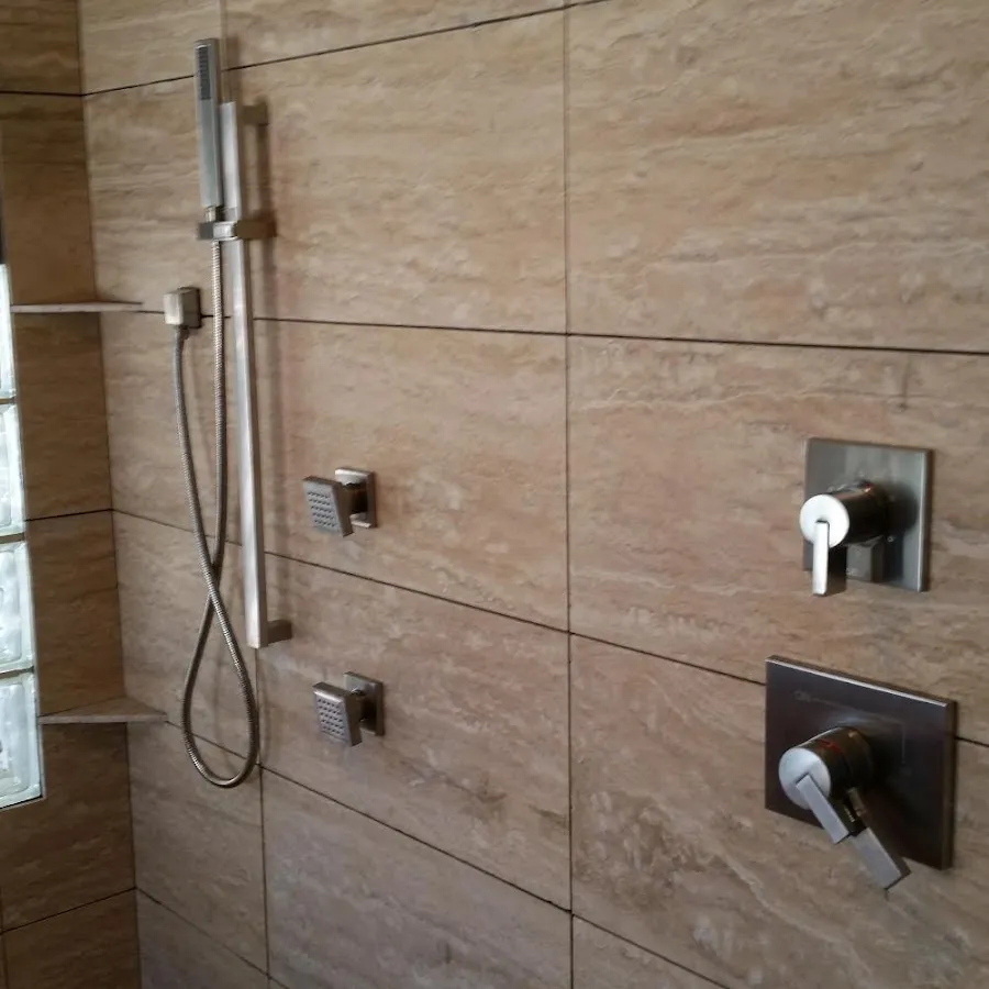 Shower fixture installation for Water Heater Replacement in Kings Grant